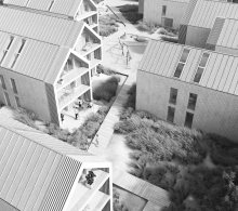 Neubau einer Ferienhaussiedlung sowie Neubau eines Gebäudes mit Gastronomie und Wellness